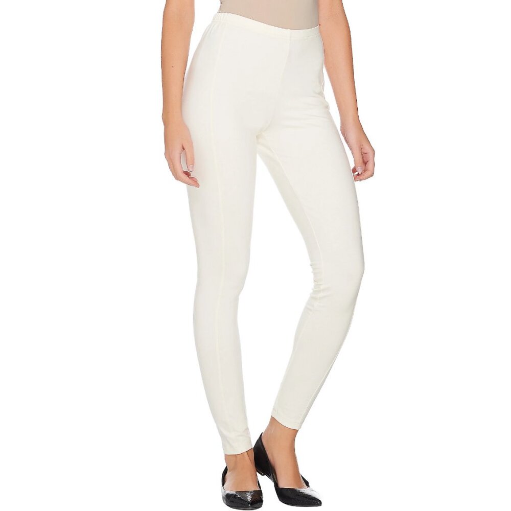 Women with Control Pull-On Leggings with Side Panels   14833